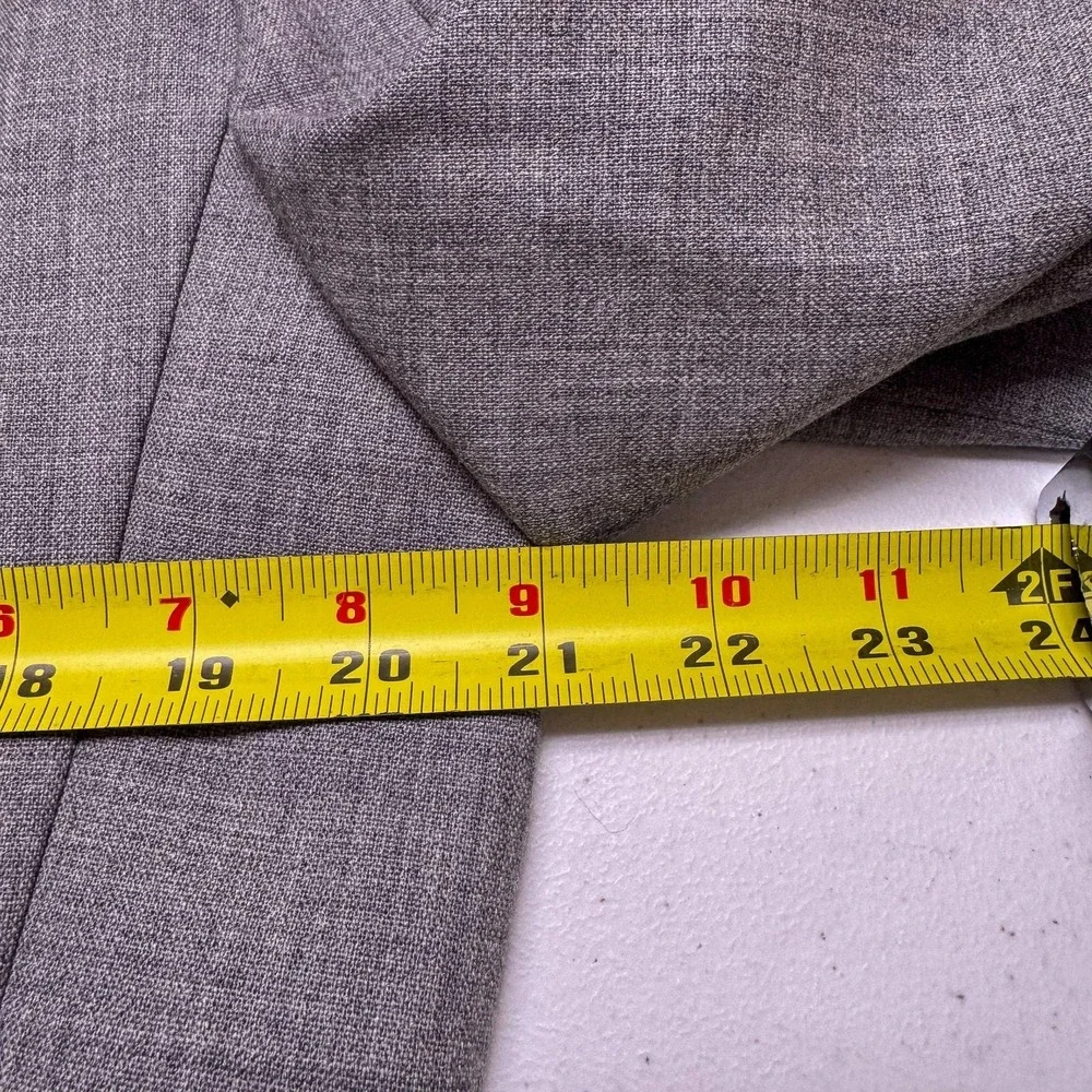 J Crew Voyager Thompson Suit Jacket Mens 40R Gray Wool Double Vent 2 Btn Classic